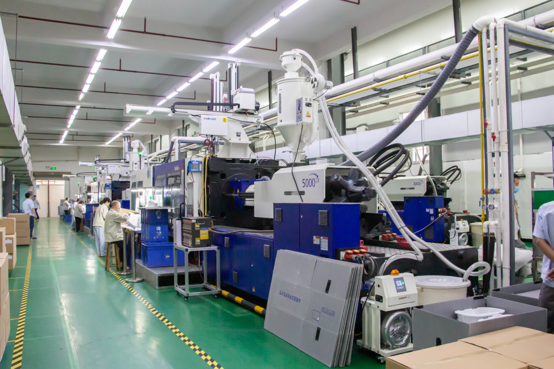 广东永超注塑模具加工厂家注塑加工车间实拍图片