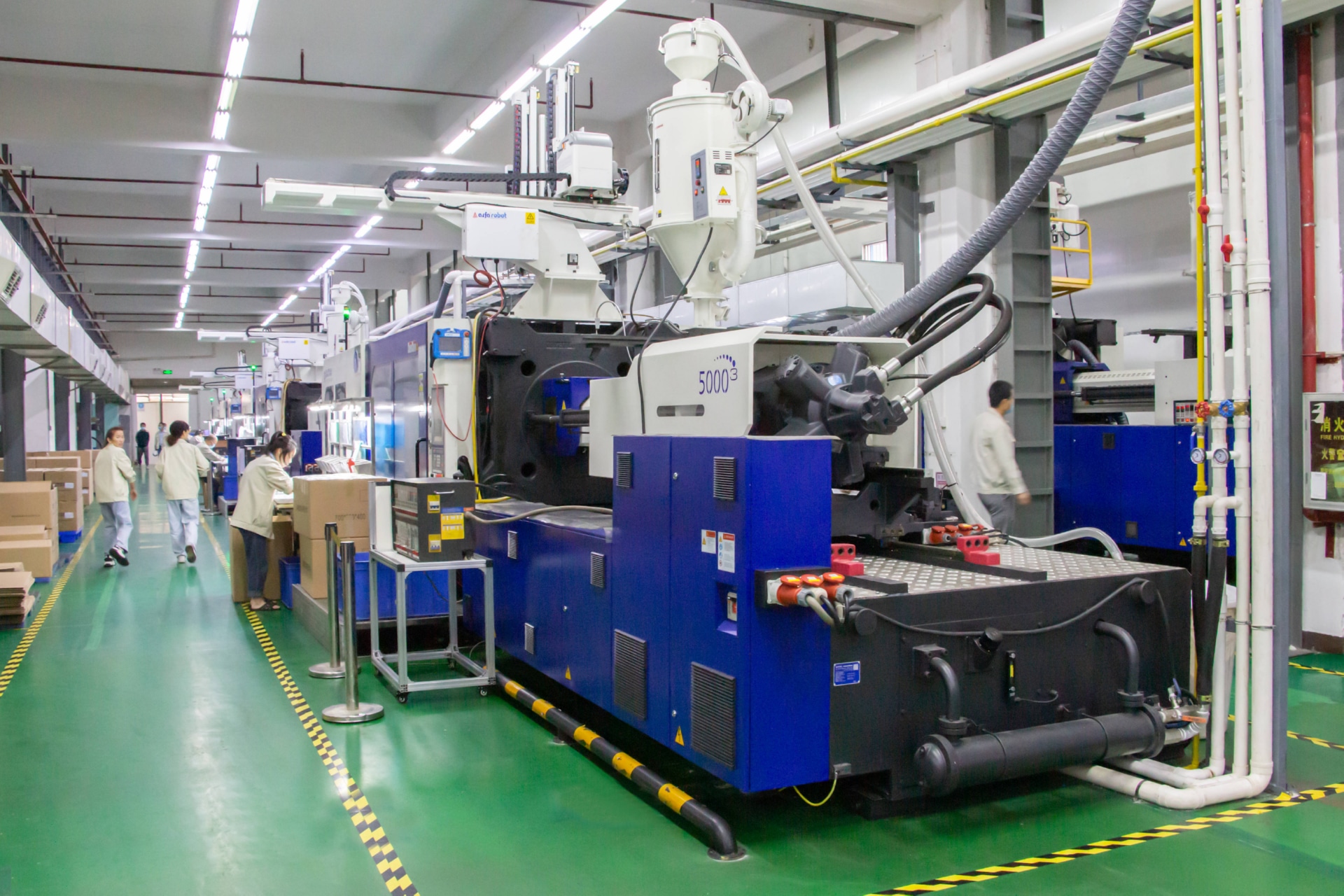 广东永超注塑模具加工厂家注塑加工车间实拍图片