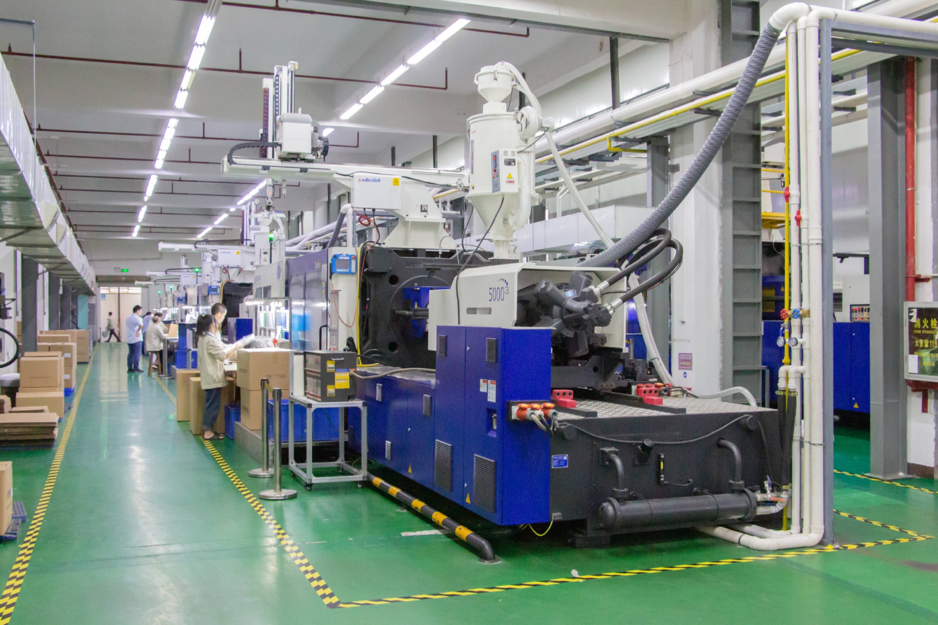 广东永超注塑模具加工厂家注塑加工车间实拍图片