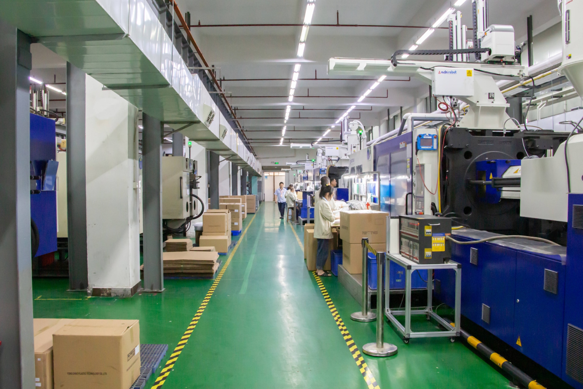 广东永超注塑模具加工厂家注塑加工车间实拍图片