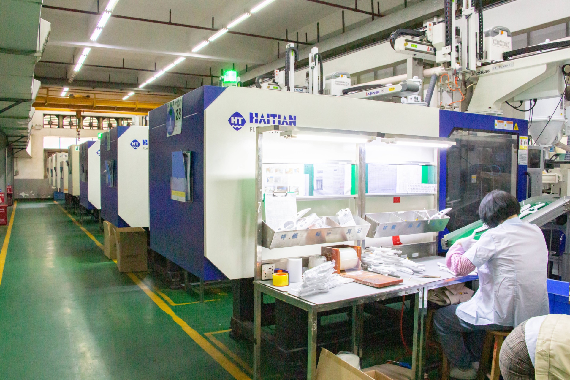 广东永超注塑模具加工厂家注塑加工车间实拍图片