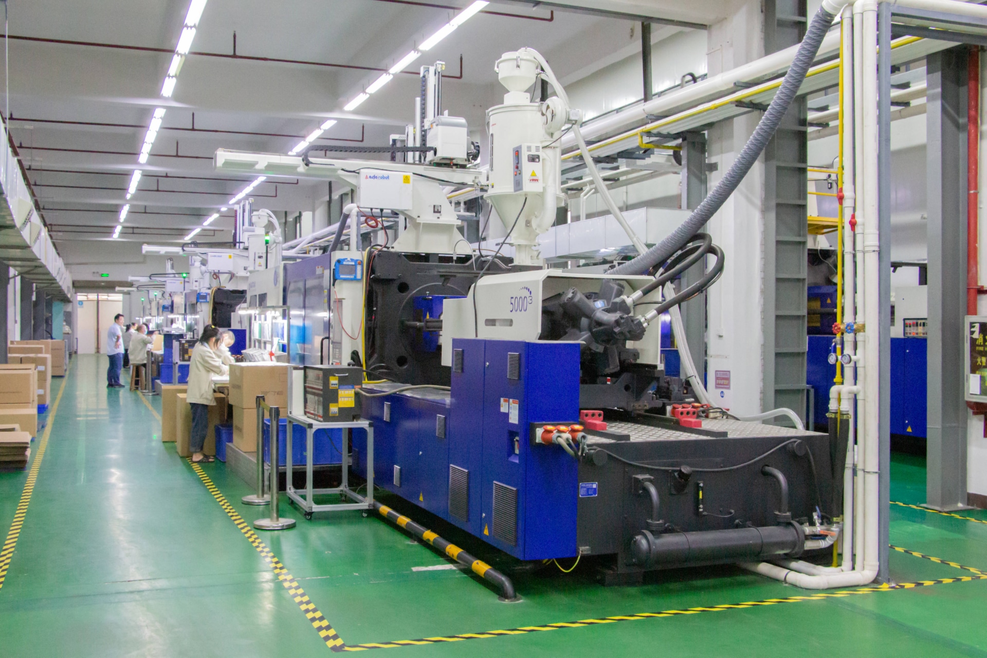 广东永超注塑模具加工厂家注塑加工车间实拍图片