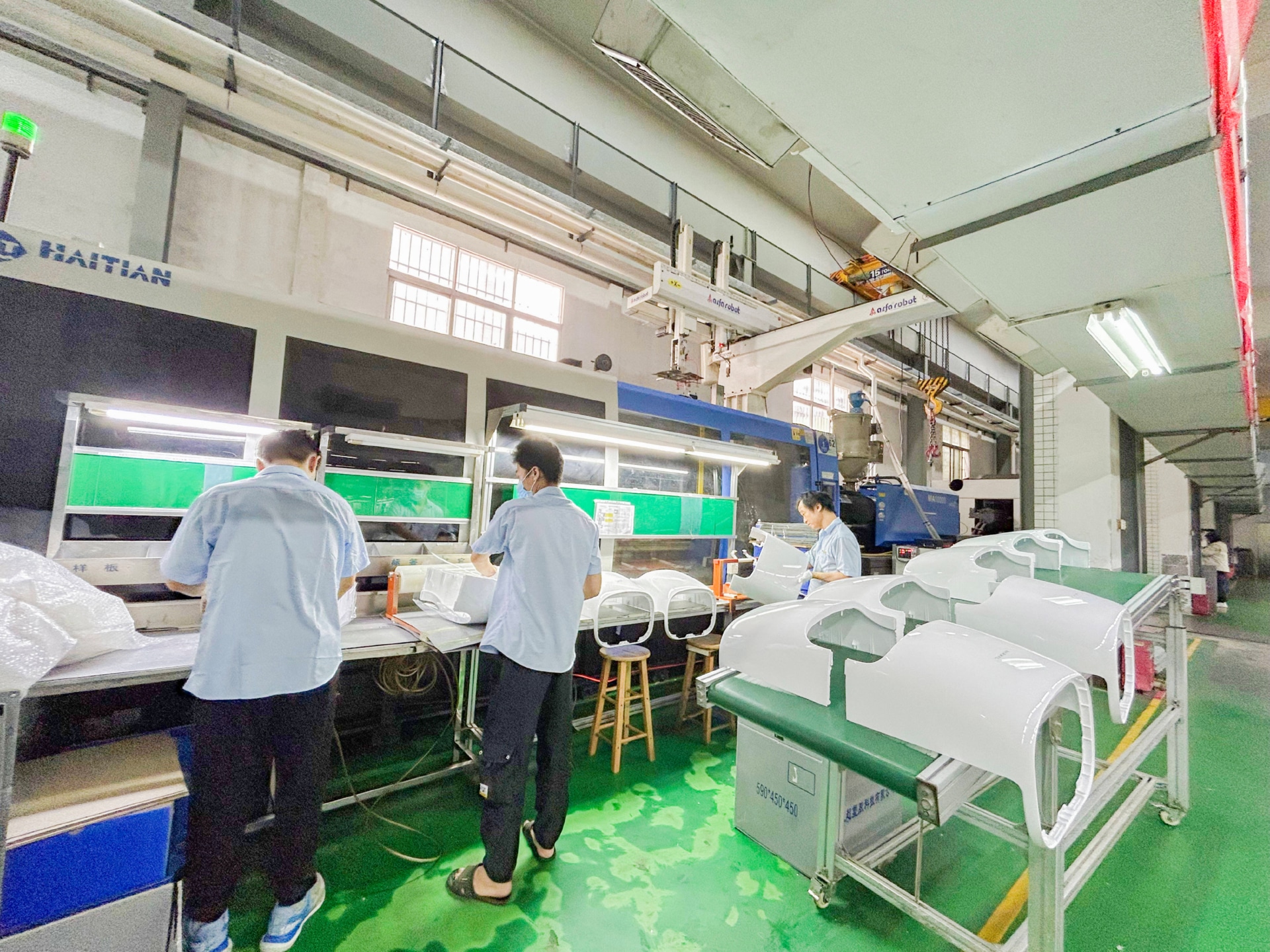 广东永超注塑模具加工厂家注塑加工车间实拍图片